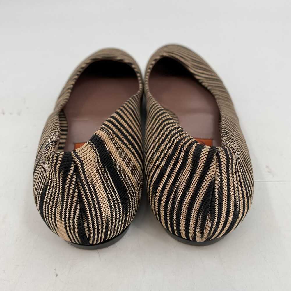 Missoni Black Tan Striped Knit Flats | Size 38.5EU - Picture 6 of 7